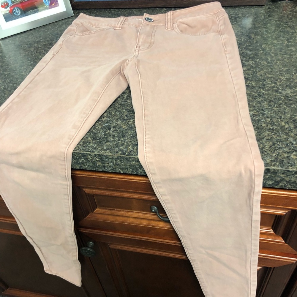 American Eagle dusty pink jeggings size 4